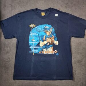 Vintage Denver Broncos Shirt Mens 2XL Blue NFL Football John Elway Nutmeg 90s‎